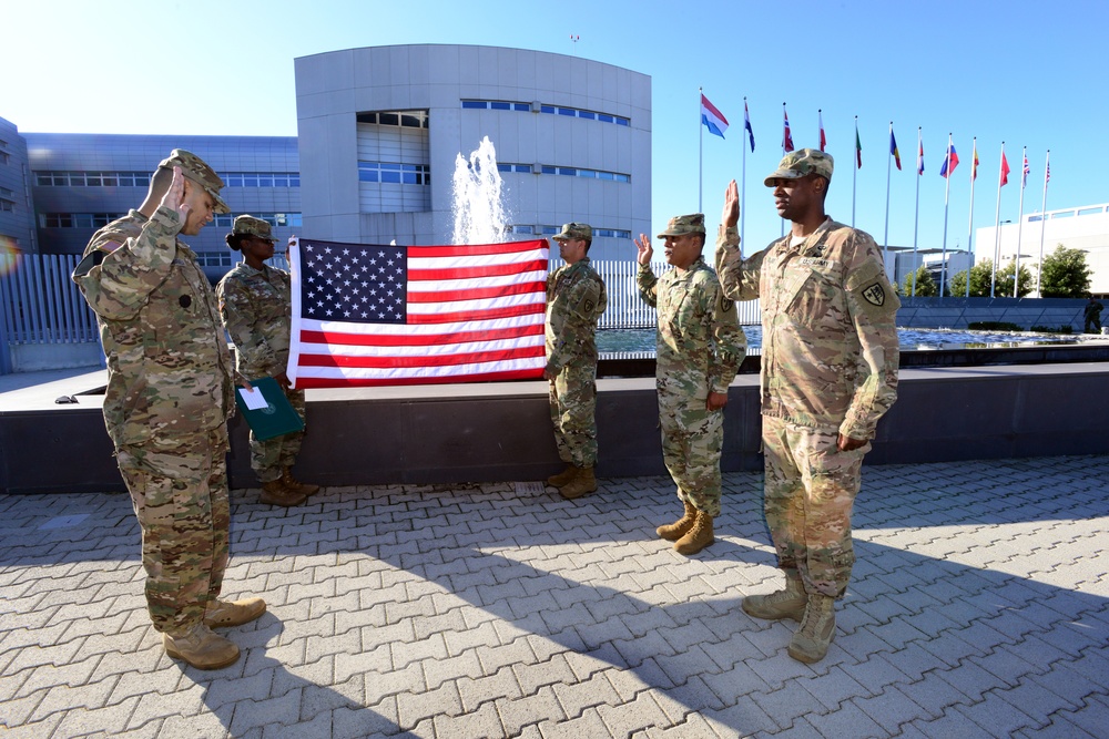Promotion Ceremony and Oath of Reenlistment