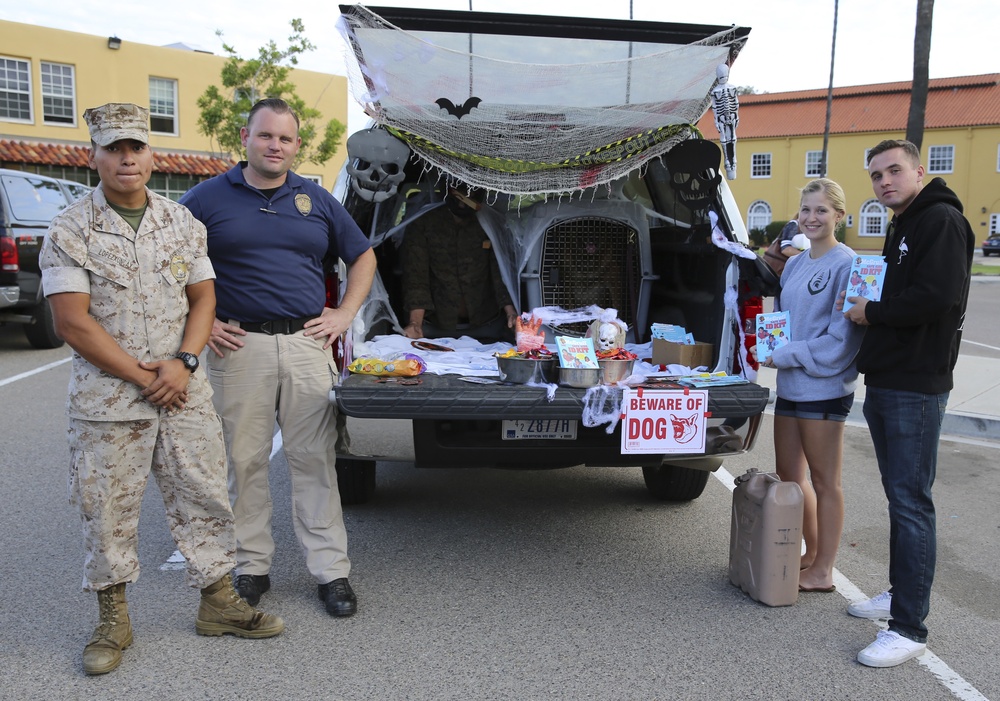 Marine Corps Community Services' Trunk or Treat Event