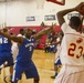 USMC Basketball Team Takes on Men's Armed Forces Basketball Championship