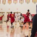 USMC Basketball Team Takes on Men's Armed Forces Basketball Championship