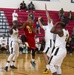 USMC Basketball Team Takes on Men's Armed Forces Basketball Championship