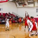 USMC Basketball Team Takes on Men's Armed Forces Basketball Championship