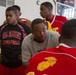 USMC Basketball Team Takes on Men's Armed Forces Basketball Championship