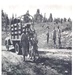World War II training: Laying mines at Camp Claiborne, Louisiana