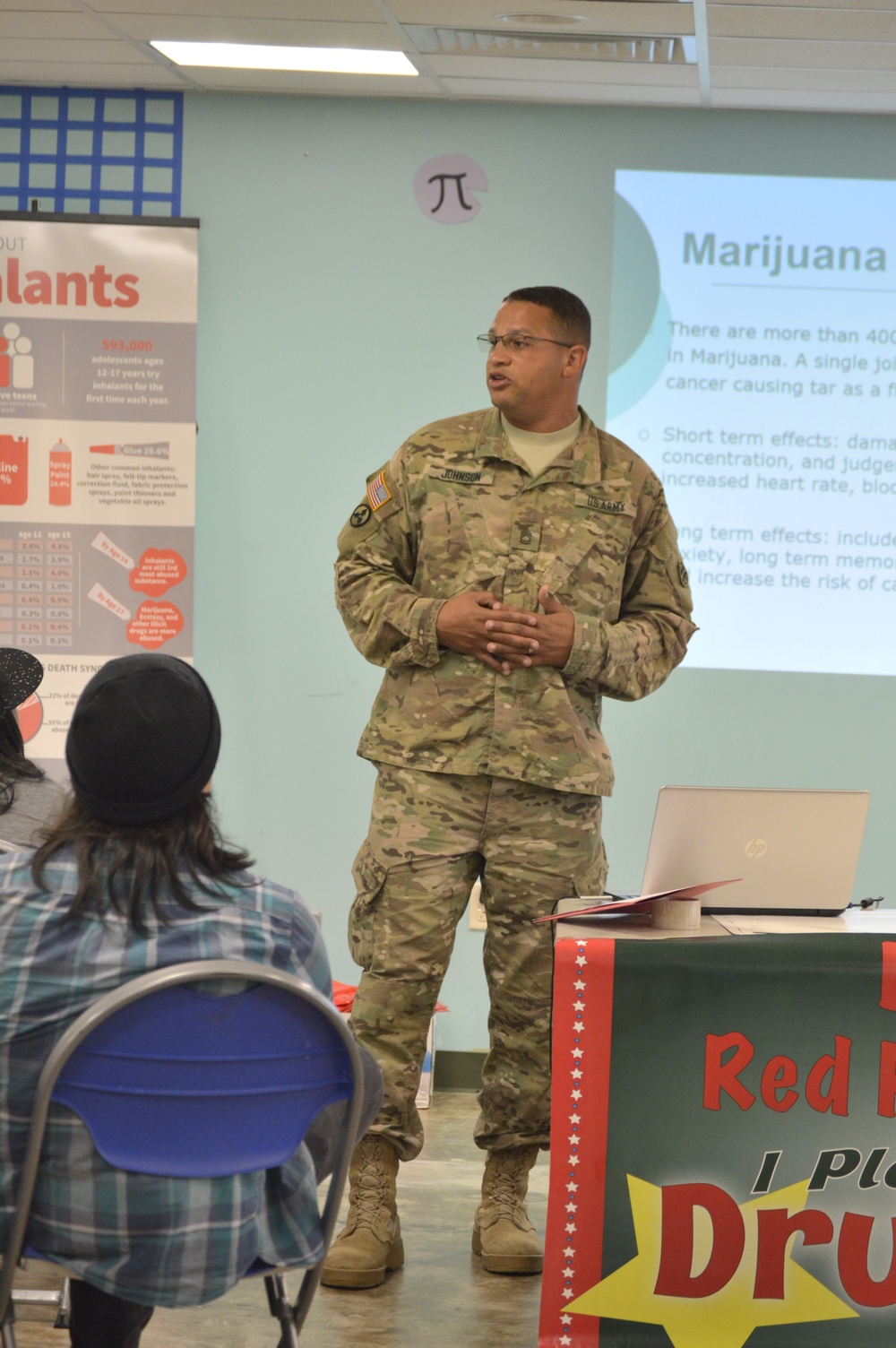 4th Sustainment Command (Expeditionary) Red Ribbon Week at Henry Ford Academy