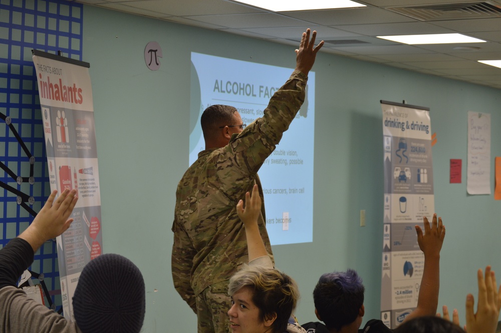 4th Sustainment Command (Expeditionary) Red Ribbon Week at Henry Ford Academy