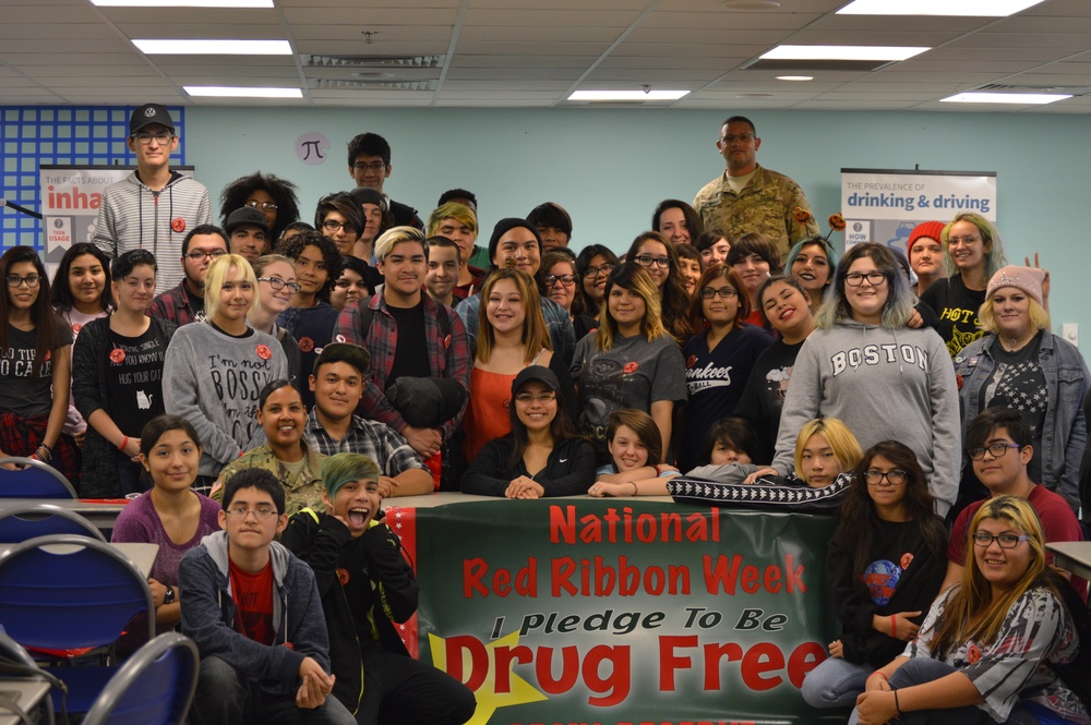 4th Sustainment Command (Expeditionary) Red Ribbon Week at Henry Ford Academy