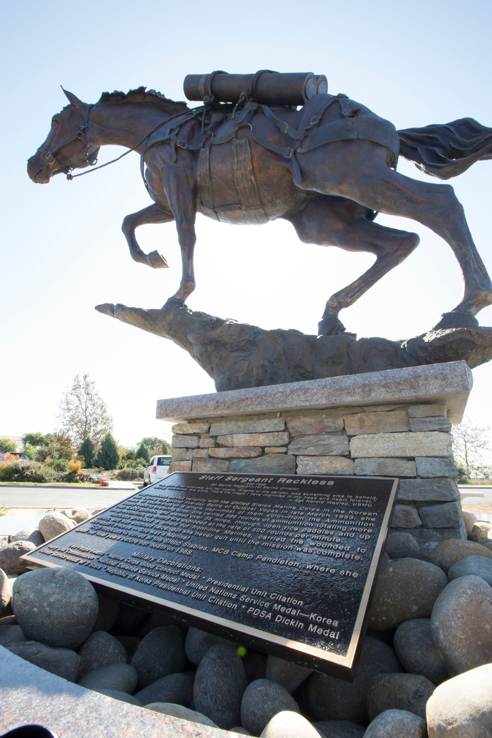 SSgt Reckless Monument