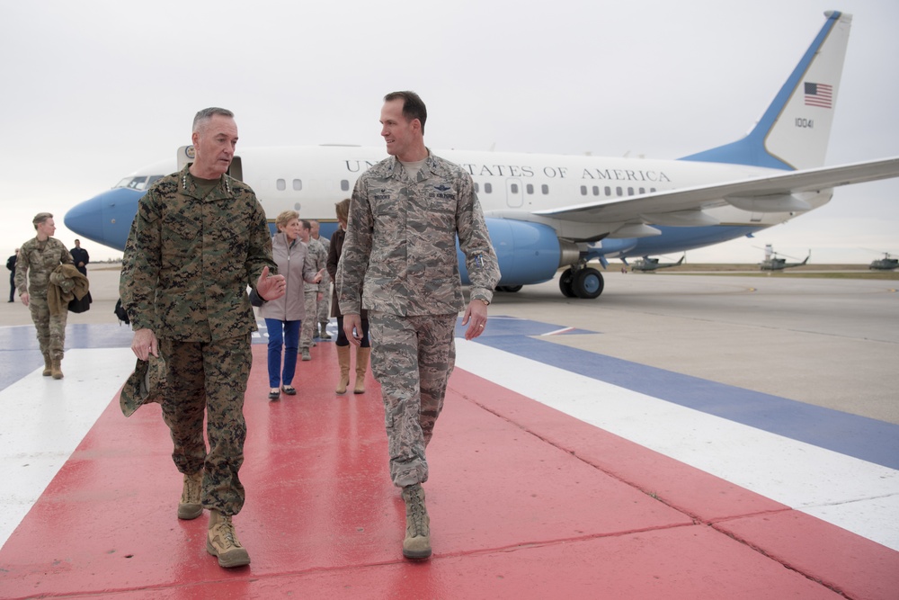 CJCS and SEAC Visit Minot AFB