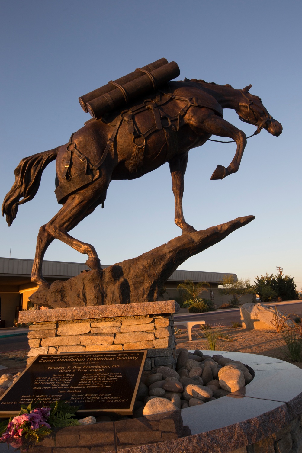 SSgt Reckless Monument