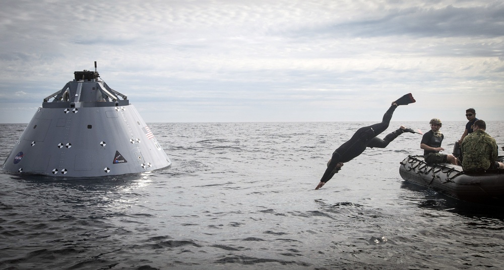 NASA Orion Program aboard USS San Diego (LPD 22) 2016