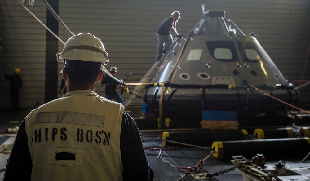 NASA Orion Program aboard USS San Diego (LPD 22) 2016