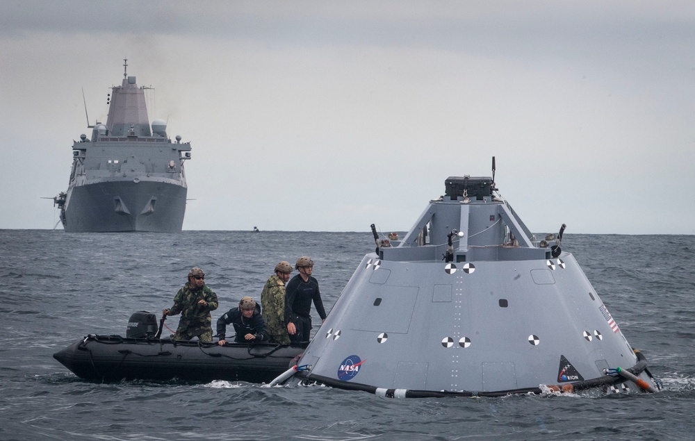 NASA Orion program aboard USS San DIego (LPD 22)