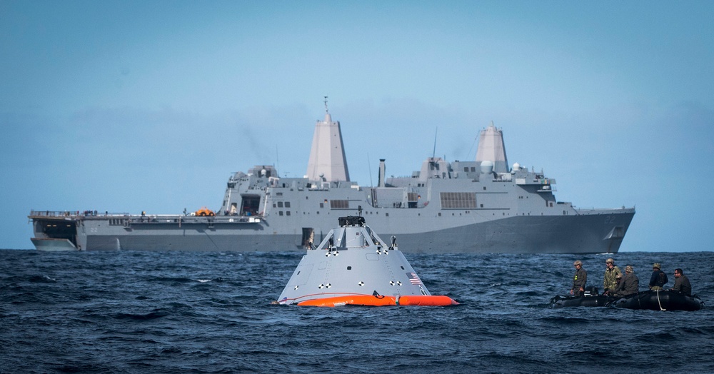 NASA Orion program aboard USS San DIego (LPD 22)