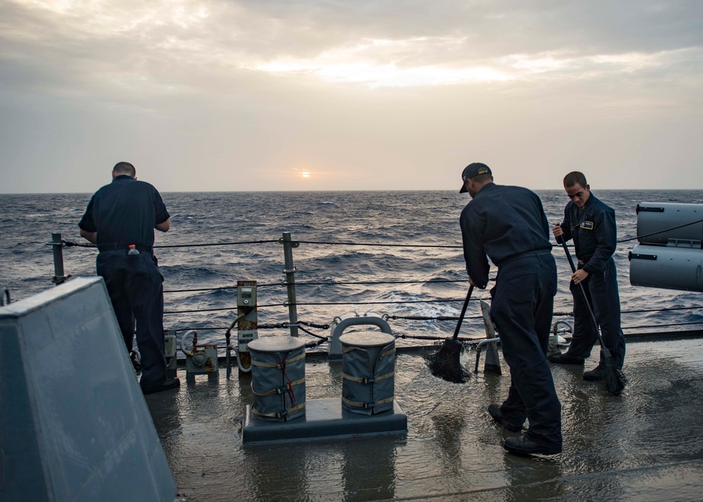 USS STOUT (DDG 55) DEPLOYMENT 2016