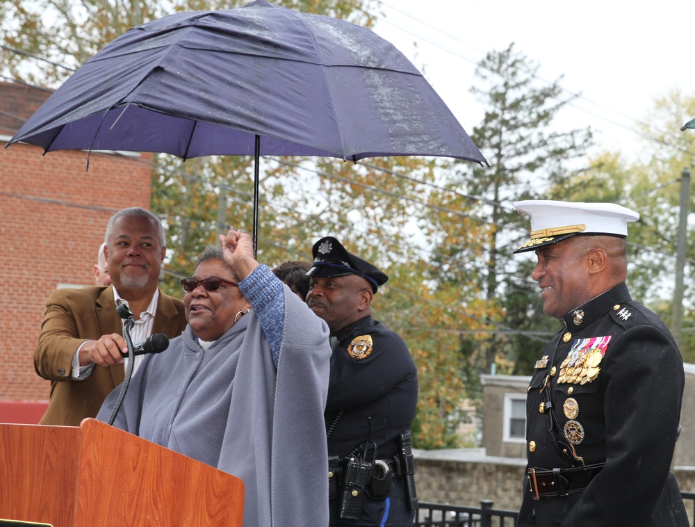 Pennsylvania Marine honored in street dedication ceremony