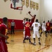 USMC Basketball Team Takes on Men's Armed Forces Basketball Championship