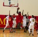 USMC Basketball Team Takes on Men's Armed Forces Basketball Championship