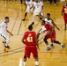 USMC Basketball Team Takes on Men's Armed Forces Basketball Championship