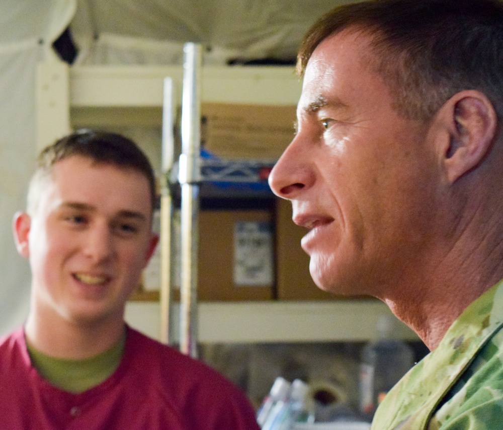 U.S. CENTCOM Command Sgt. Maj. tours 28th Combat Support Hospital