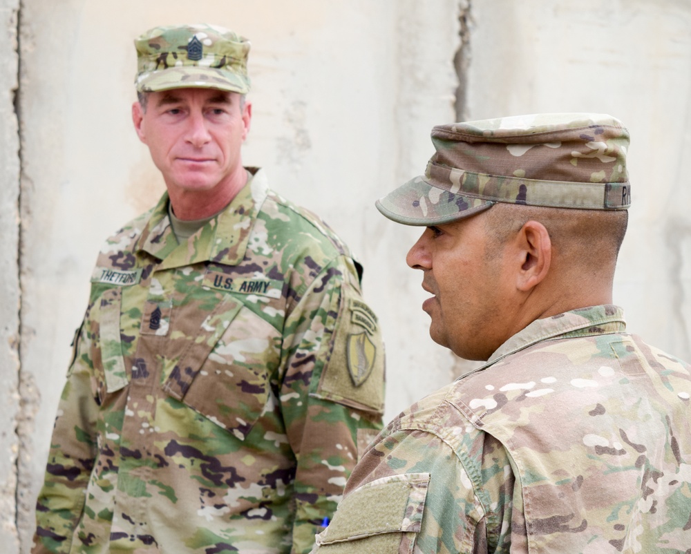 U.S. CENTCOM Command Sgt. Maj. tours 28th Combat Support Hospital