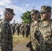 U.S. Marine Brig. Gen. Paul Lebidine visits Marines of SPMAGTF-SC in Honduras