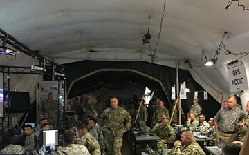 Texas Homeland Response Force deploys headquarters to Fort Hood for command post exercise