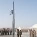 369th Sustainment Brigade raises New York Flag in Kuwait