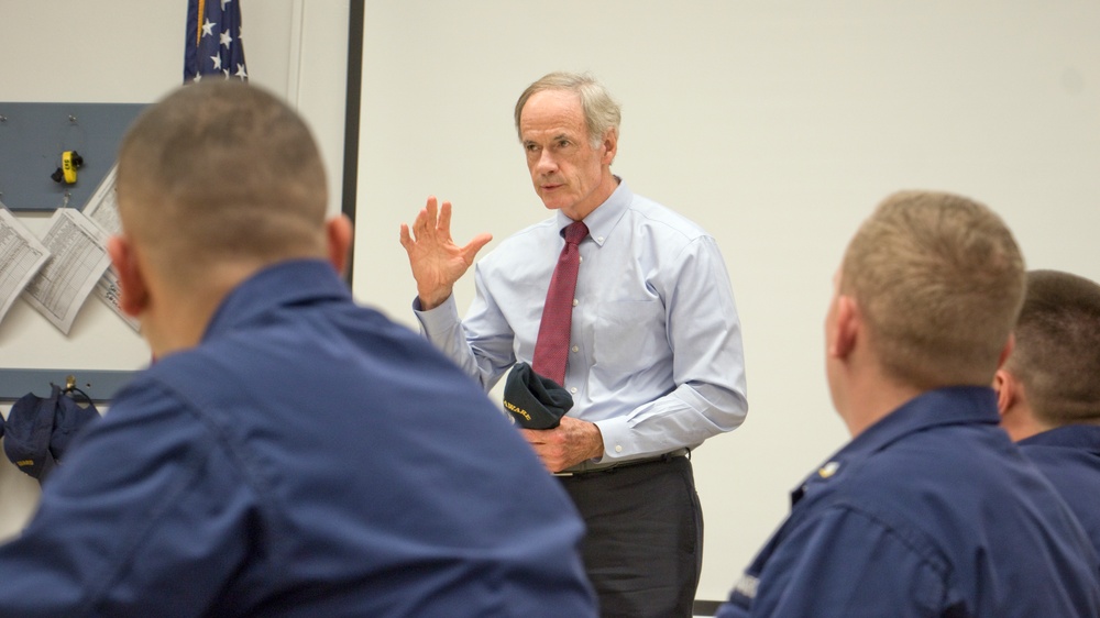 Senator Carper visits Coast Guard Station Indian River Inlet