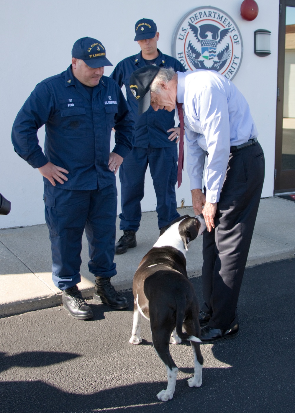 Senator Carper visits Coast Guard Station Indian River Inlet