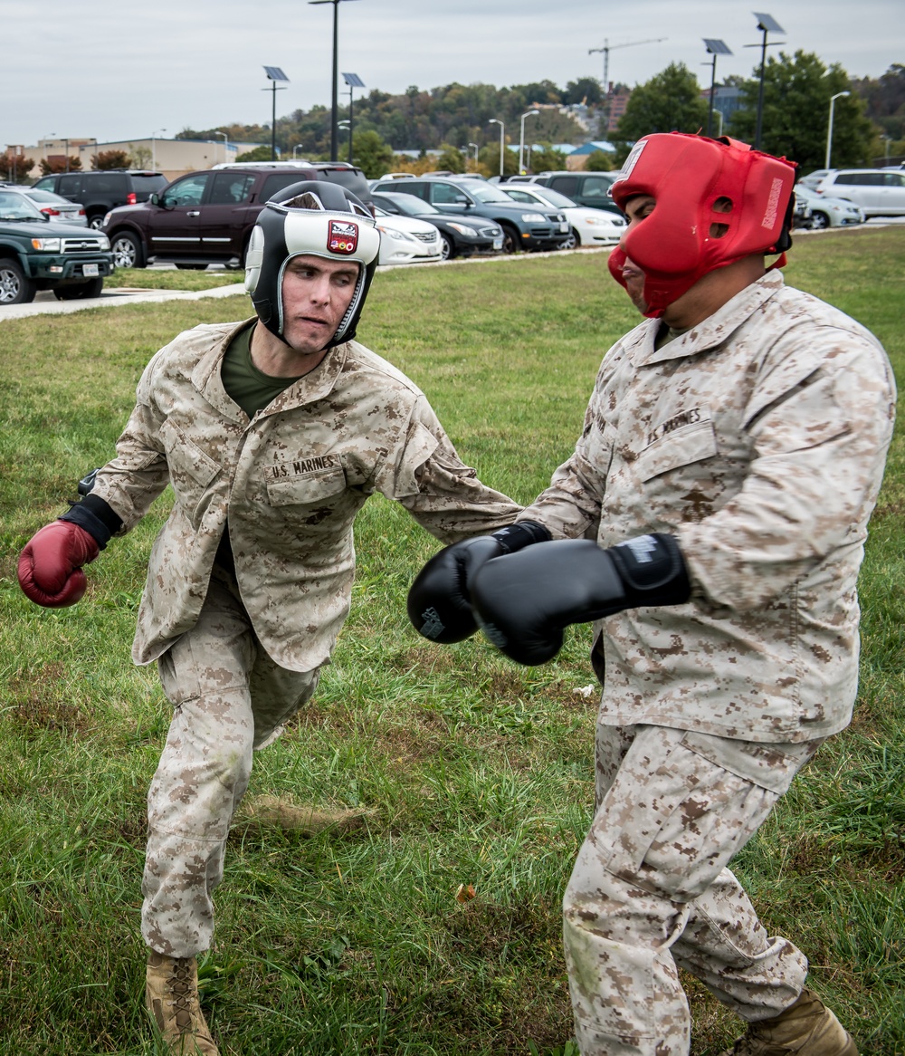 One mind, any weapon: Marines complete MCMAP training on Joint Base Anacostia-Bolling