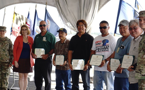 Army civilian employees honored on Mighty Mo