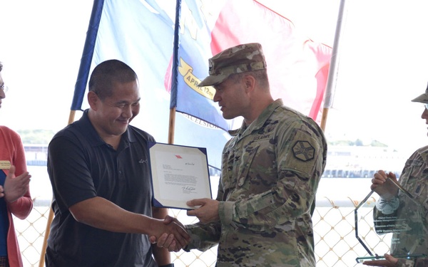 Army civilian employees honored on Mighty Mo