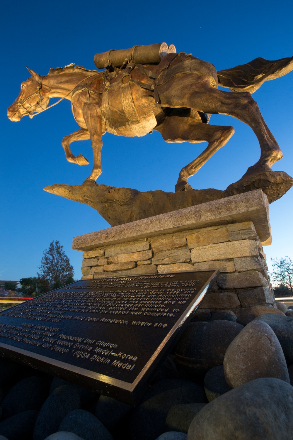 SSgt Reckless Monument