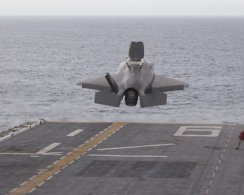 F-35B Lightning II Conducts Operations Aboard USS America (LHA 6)