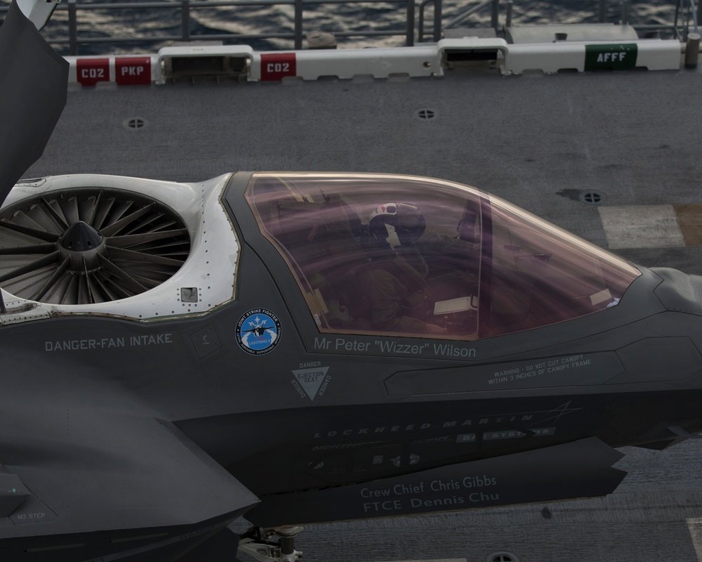 F-35B Lightning II Conducts Operations Aboard USS America (LHA 6)