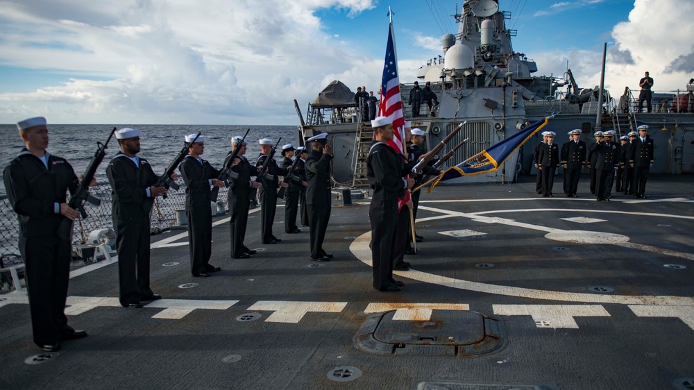 USS STOUT (DDG 55) DEPLOYMENT 2016