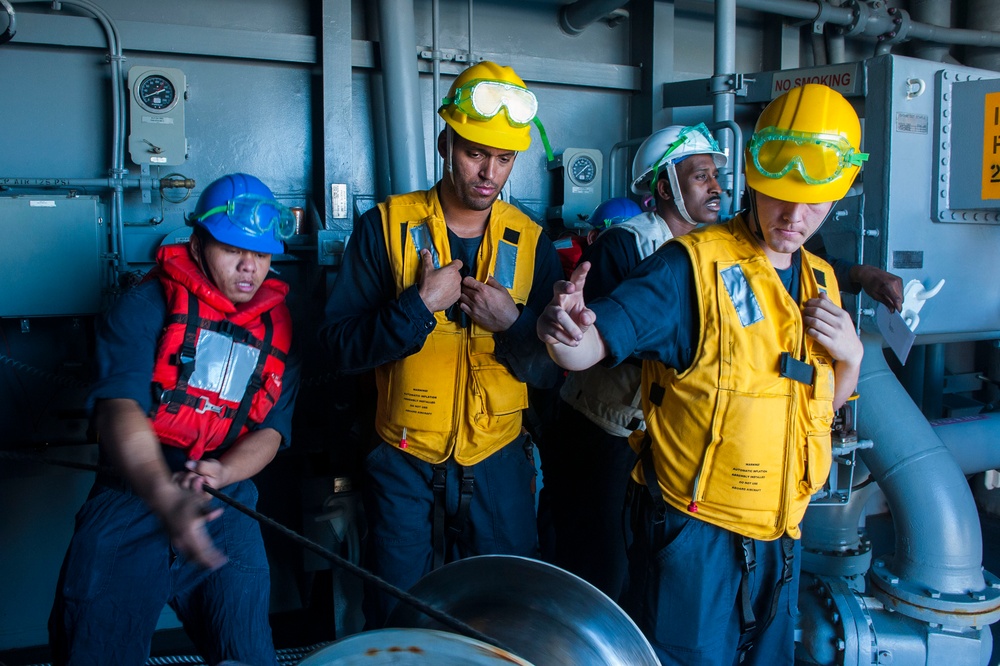 America conducts underway replenishment