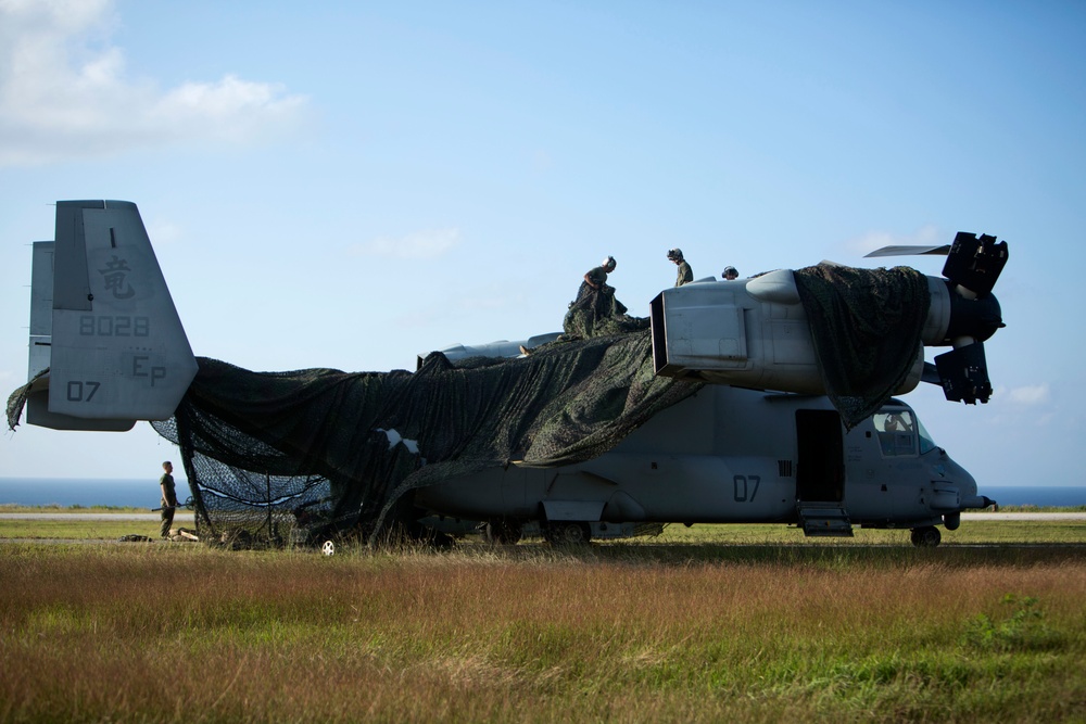 Marines Camouflage Ospreys To Prevent Detection