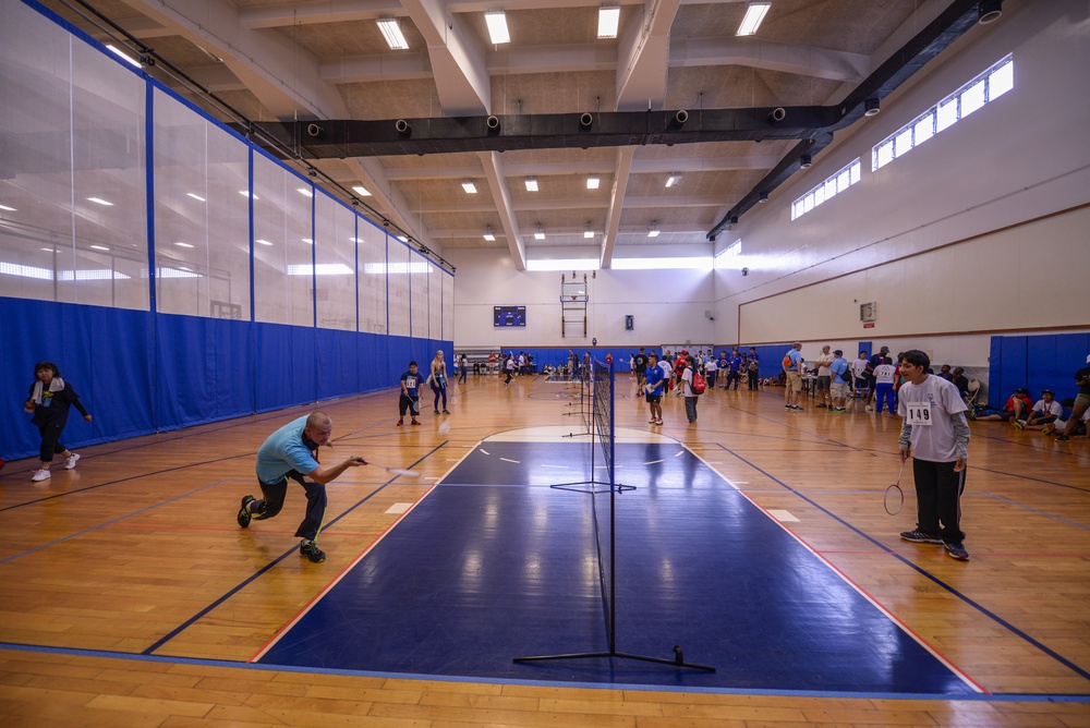 KSO 2016 badminton, soccer skills, Frisbee toss