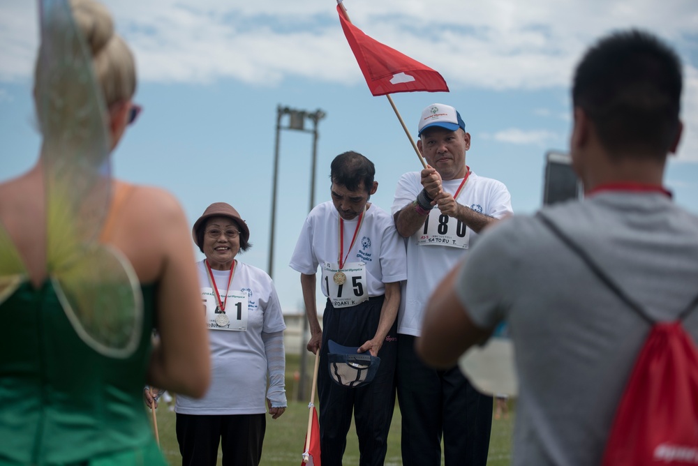 KSO Olympians give their all: Local Special Olympic Athletes compete at Kadena