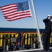 USS Zumwalt Sailors conduct burial at sea