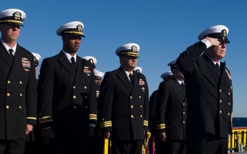 Navy’s most advanced warship, USS Zumwalt conducts burial at sea