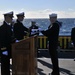 USS Zumwalt Sailors conduct burial at sea