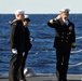 USS Zumwalt Sailors conduct burial at sea