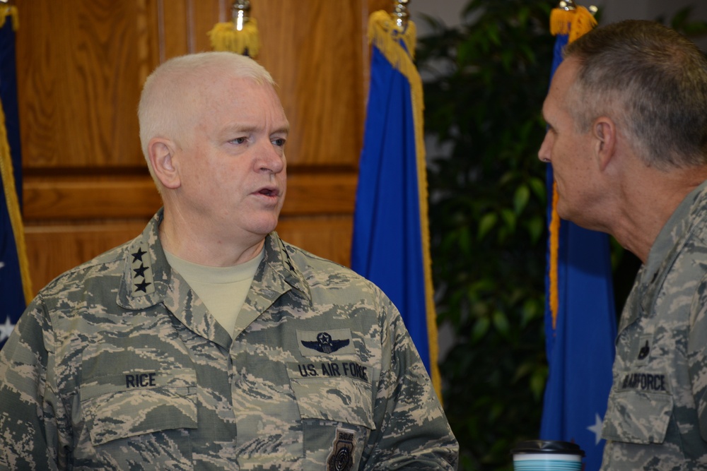 Lt. Gen. Scott Rice in Sioux City, Iowa