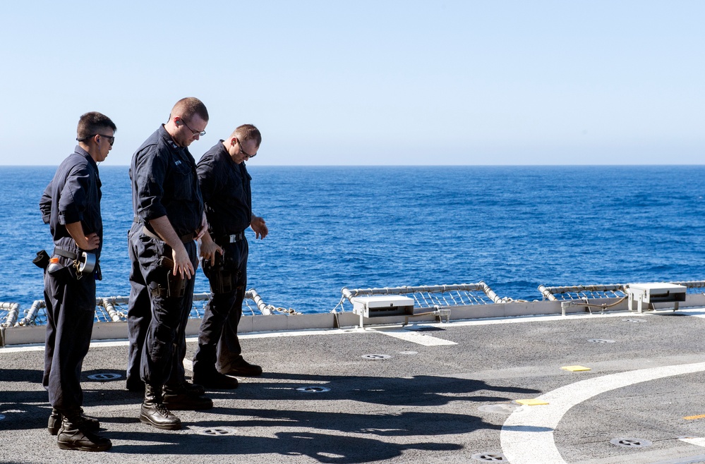 USS Lake Champlain (CG 57) Small-arms Shoot