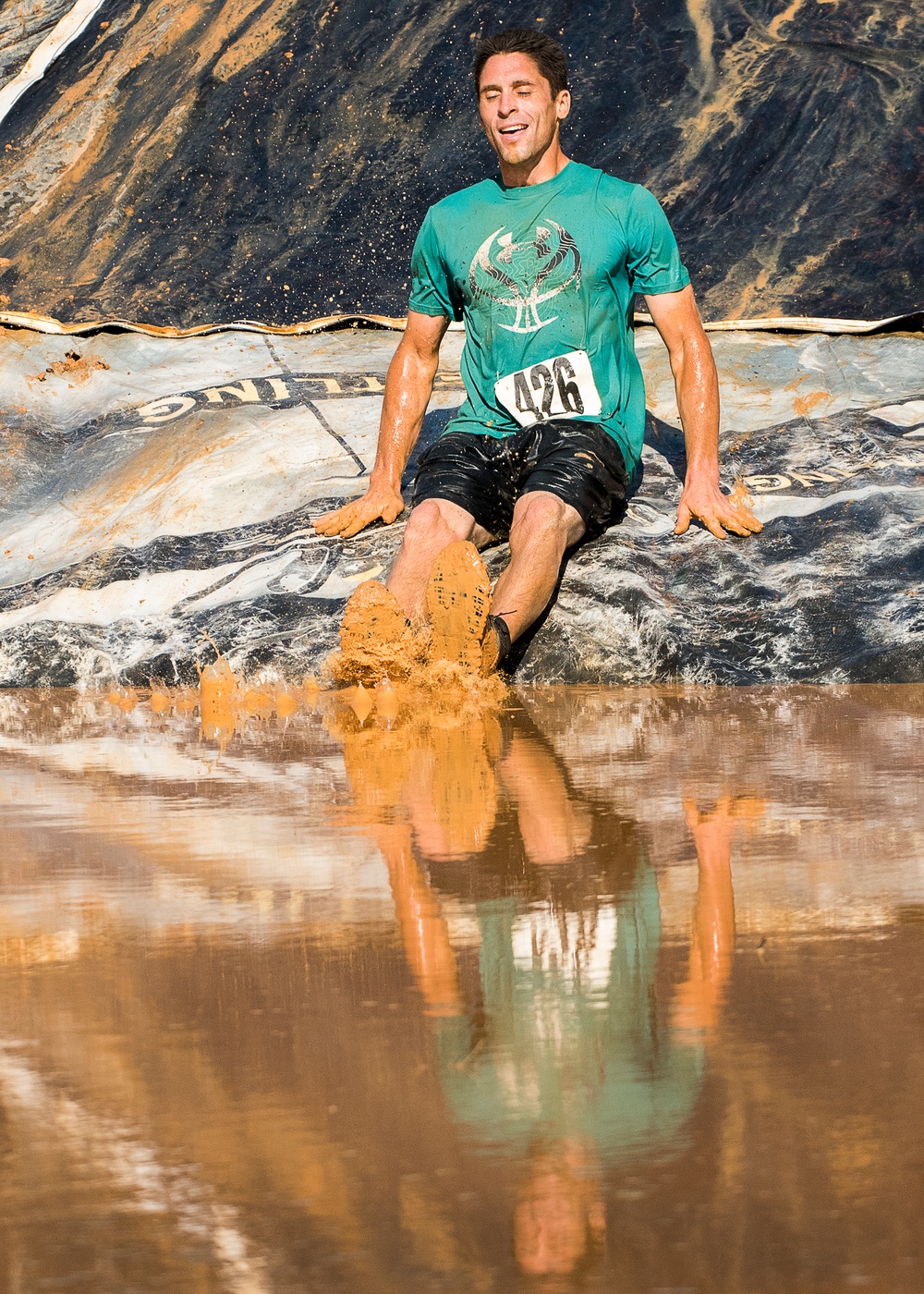 Military members get dirty at local mudrun