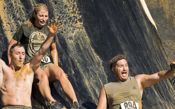 Military members get dirty at local mudrun