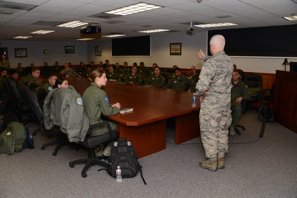 Academy cadets visit 185 ARW